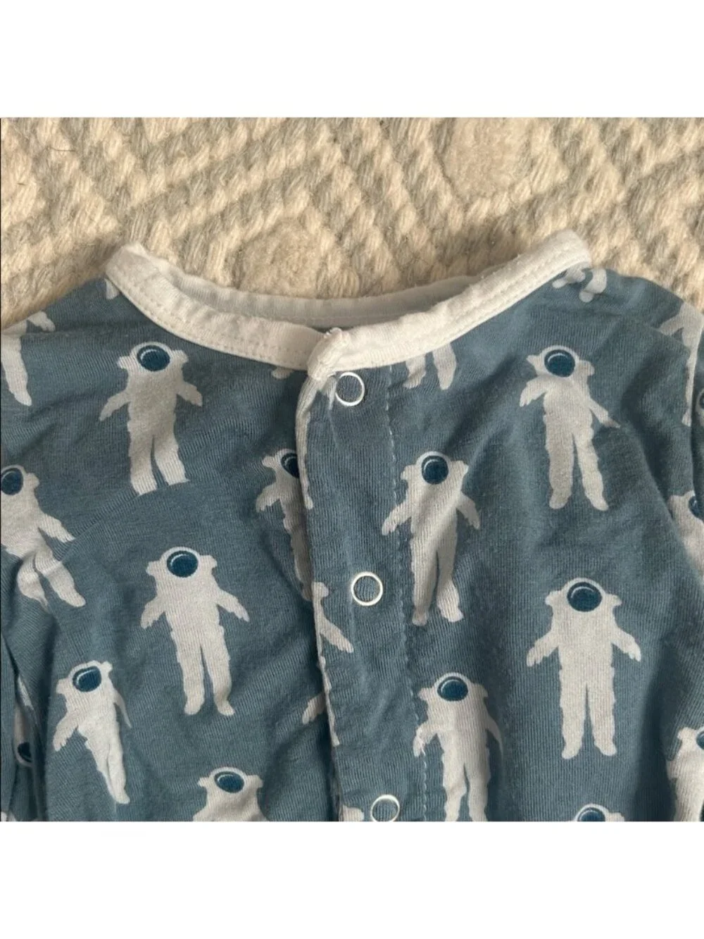 Kickee Pants astronaut convertible snap gown - newborn
